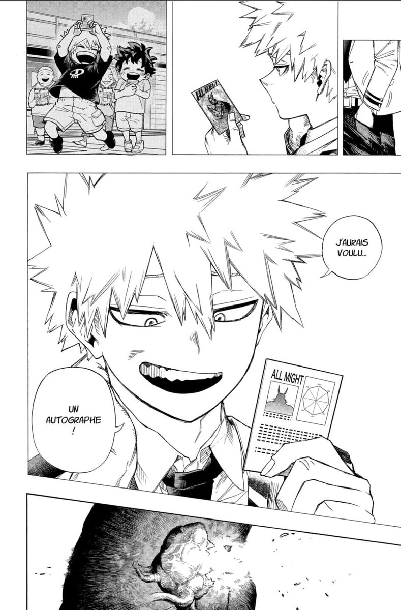 Shinzown's tweet photo. ça faisait un long moment que je n'avais pas relu plusieurs fois un chapitre après sa sortie. Ce chapitre de MHA m'a énormément touché. Il va falloir s'accrocher pour la suite #MHA362 https://t.co/DUPEHVU3Qf