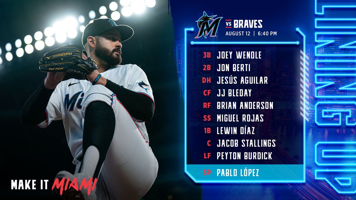 Atlanta Braves - A three game series vs. the Marlins starts tonight in  Miami. #ForTheA