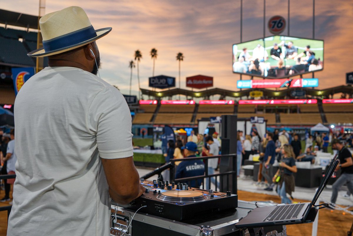 djsevere's tweet photo. #PingPong4Purpose … vibes … always a good time @KershsChallenge @ClaytonKersh22 @GoorinBros #Dodgerstadium #MLBDJ https://t.co/vQQZta6FU6