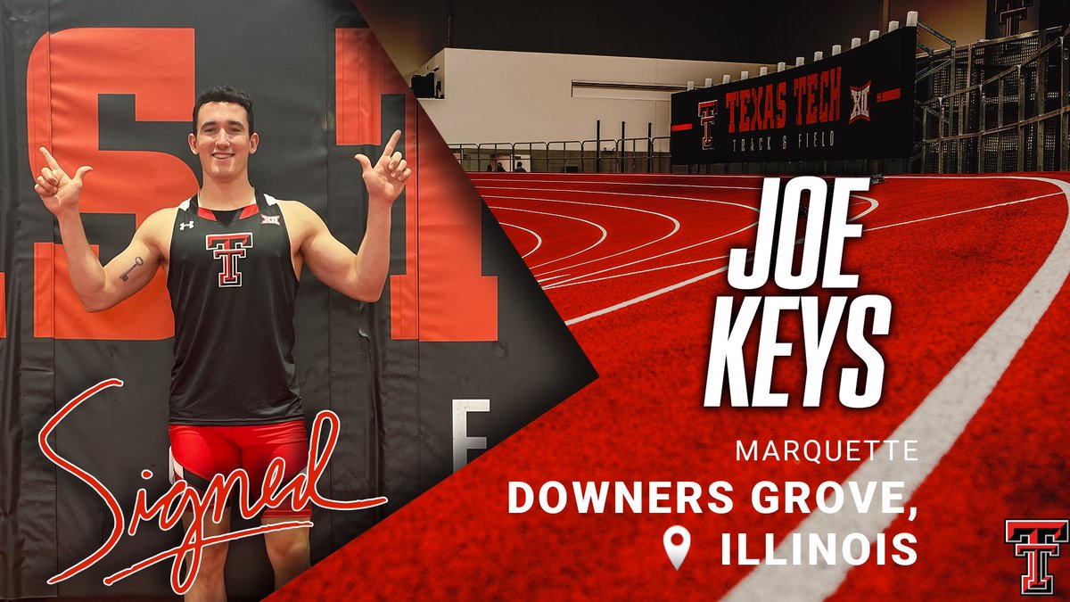 A Big East champion (heptathlon) and an All-American in both the heptathlon and decathlon, welcome to West Texas, Joe! 

#WreckEm | <a href="/Joe_Keezer/">Joe Keys</a>
