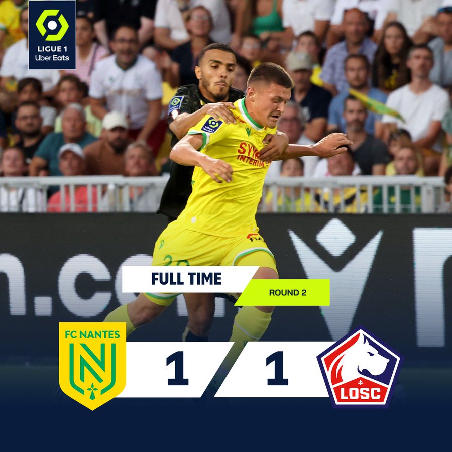 Ismaily saves point for Lille in Nantes