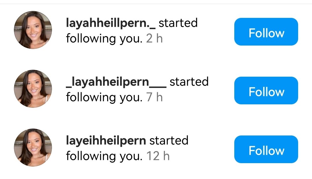 IchallengeF's tweet image. Bit random on IG. How many @LayahHeilpern are there 😂