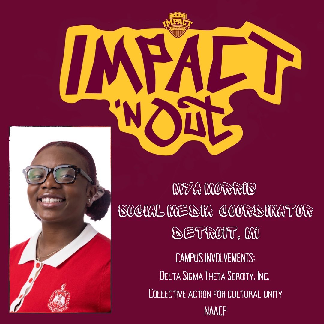 impact_cmu's tweet image. Now let’s bring to the stage our wonderful Administrative Team! 🥳 
• Alyssa Coral, Administrative Chair
• Mya Morris, Social Media Coordinator
• Shion Terrell, Registration Coordinator 
They have been putting in a lot of work throughout the year to make this all possible!