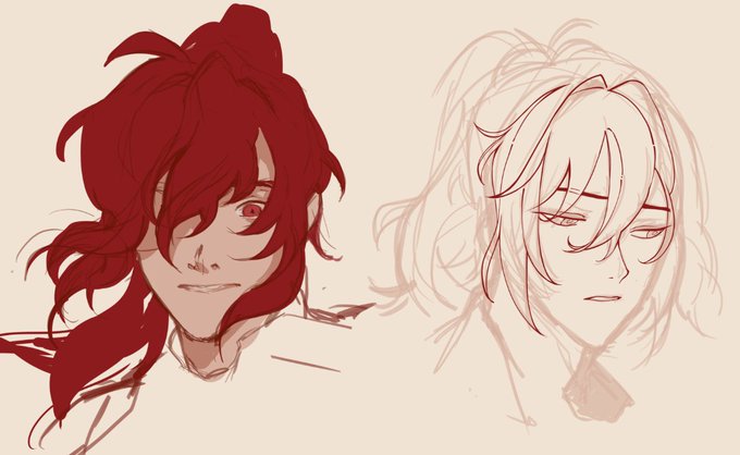 this shall become the diluc doodle pile-thread 