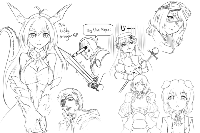 mindless sketching
and funni 