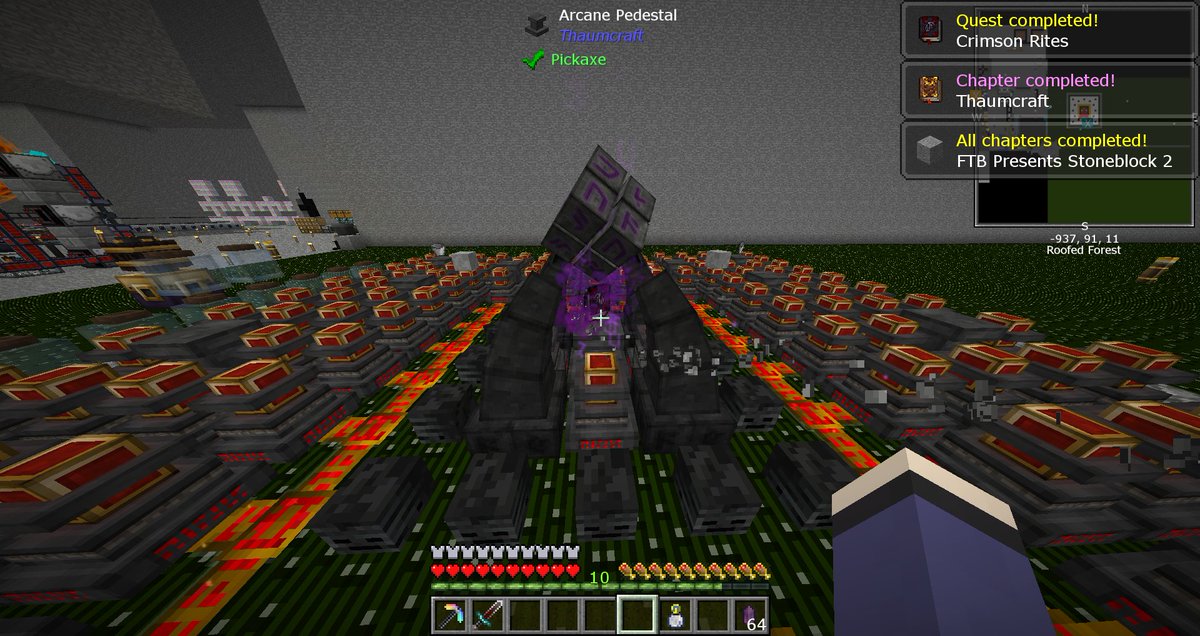 Umineko0702's tweet photo. FTB Presents Stoneblock2 RTAใใซใ
่จ้ฒ13ๆ้59ๅ45็งใงใใ
ใใธใง้ฉๅฝใซๅงใใ่บซๅ
ใใชไผ็ปๆฅฝใใใฃใใงใ๏ผ
ๆๅพใฎๆๅพใงๆใใกใใฃใใใฃใใใใฏ้กใ ใใฏใคใใงใใจใงไปใ่ถณใใฆใใใพใใใ๏ผ๏ผ
@hjemj @ST256_ @QuarkMM @Ko_i_Si #Minecraft #Stoneblock2 https://t.co/noDdPxjccH