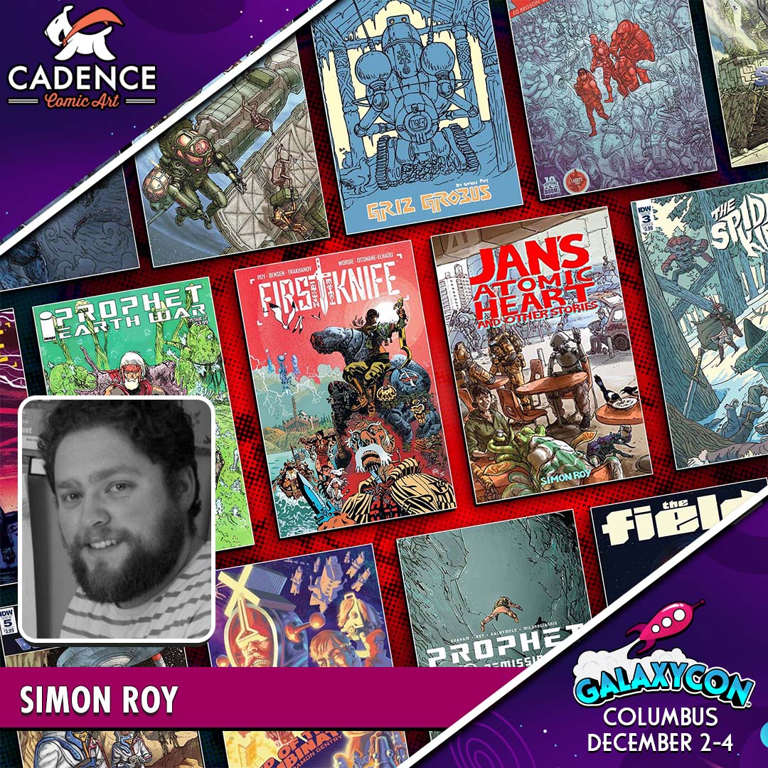 GalaxyConCMH's tweet photo. Meet @simonroyart at @galaxyconcmh December 2-4, 2022 at the Greater Columbus Convention Center!
Find Out More: https://t.co/eK8Z61WkxX
#GalaxyCon #GalaxyConColumbus #SimonRoy https://t.co/tNoAuq4YFB