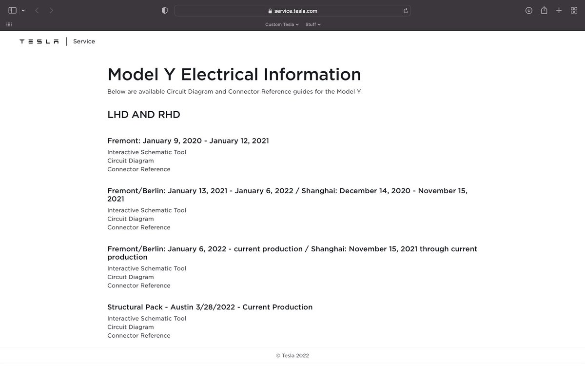 CustomTesla's tweet image. new function on the @Tesla service page.
unfortunately I don't have access to the "interactive schematics tool"

does it work for you?
@tesla_adri @greentheonly