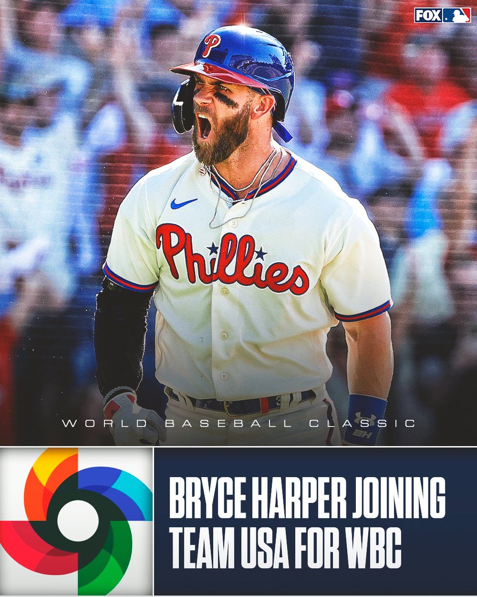 [情報] Bryce  Harper  宣告加入WBC 美國隊