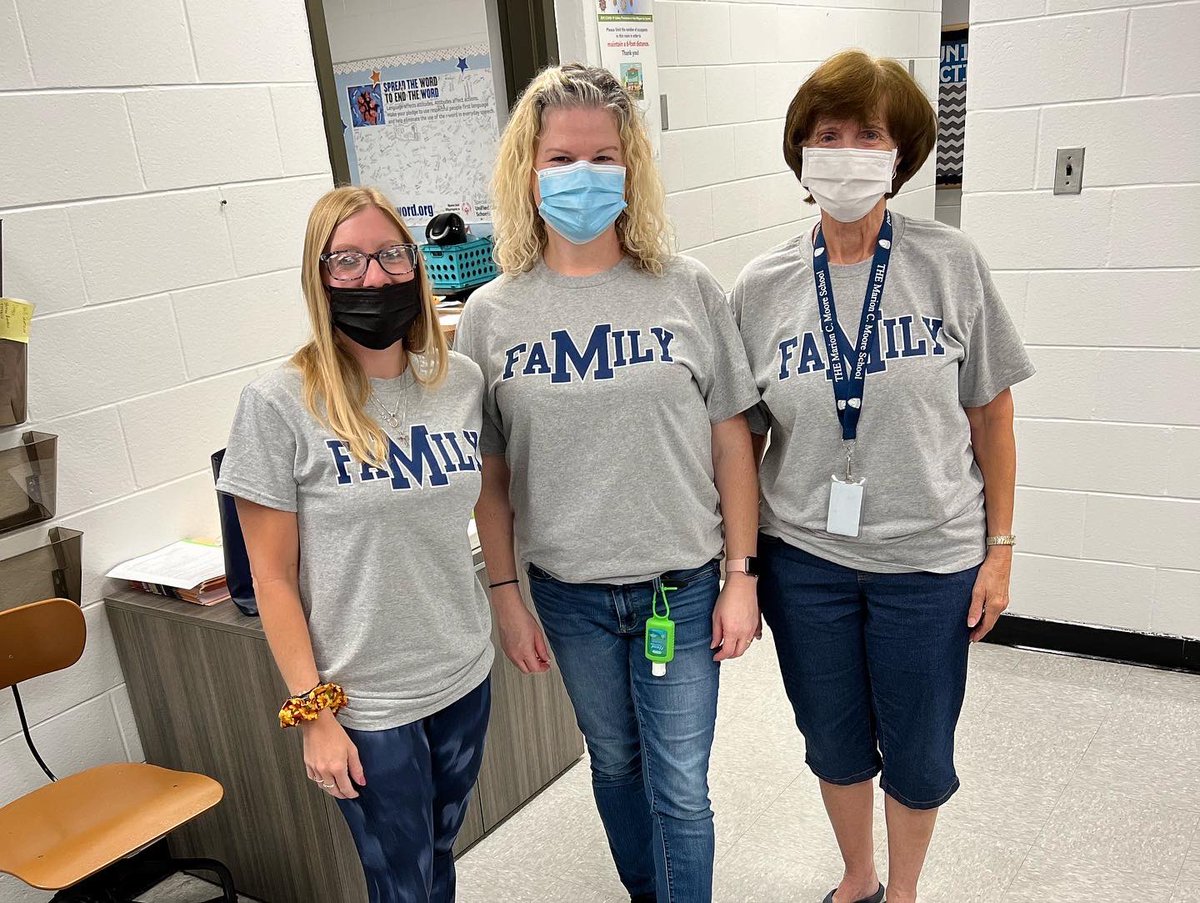 TraciMorrisHunt's tweet photo. The @mooremustangs staff are more than a group of people that work together…we are FAMILY! #KNOWMOORE https://t.co/eDKdSCNKVQ