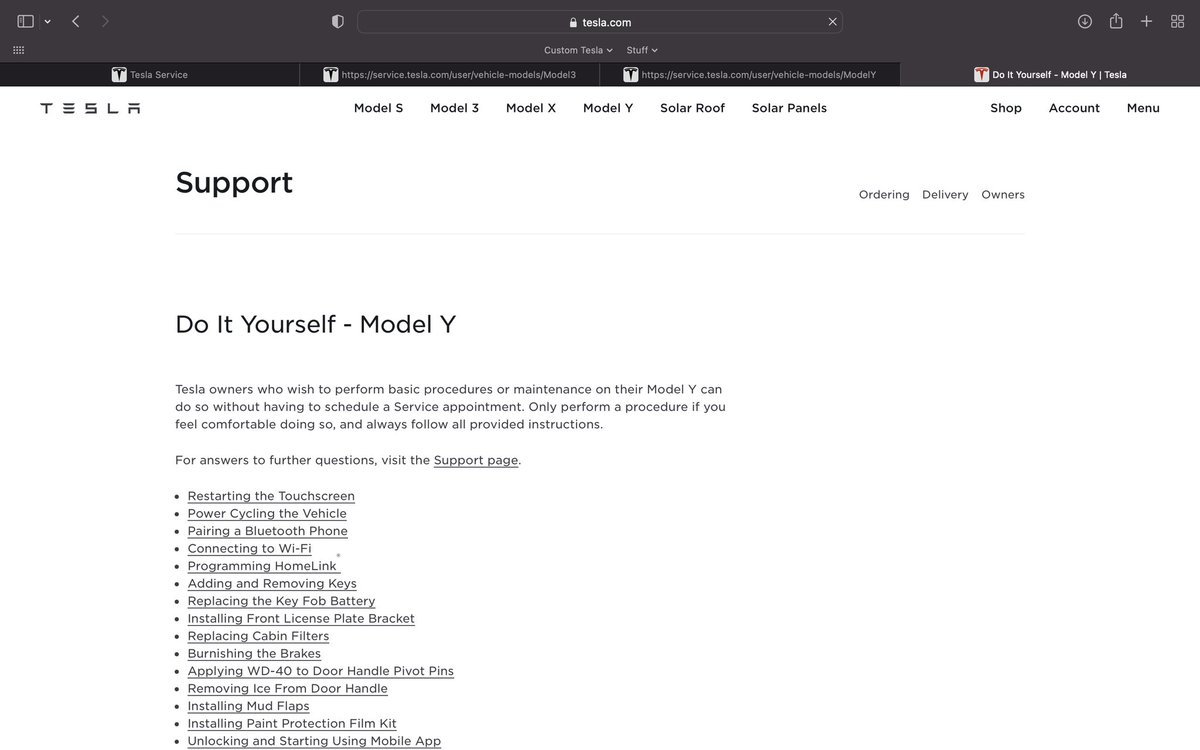 CustomTesla's tweet image. Also new DIY Guide on the @Tesla service page. @tesla_adri @greentheonly @runner_electric @Shop4Tesla