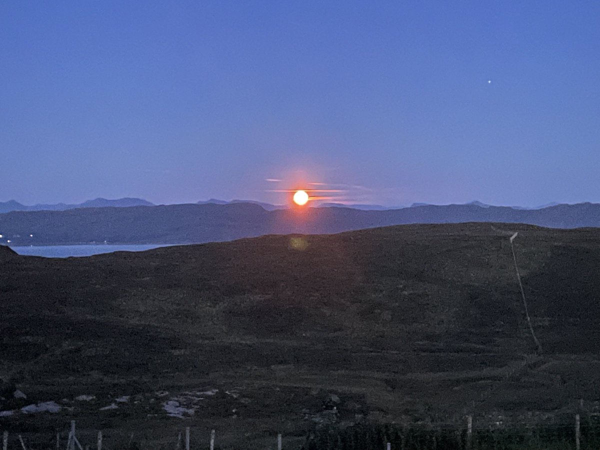 Moonrise over Skye
