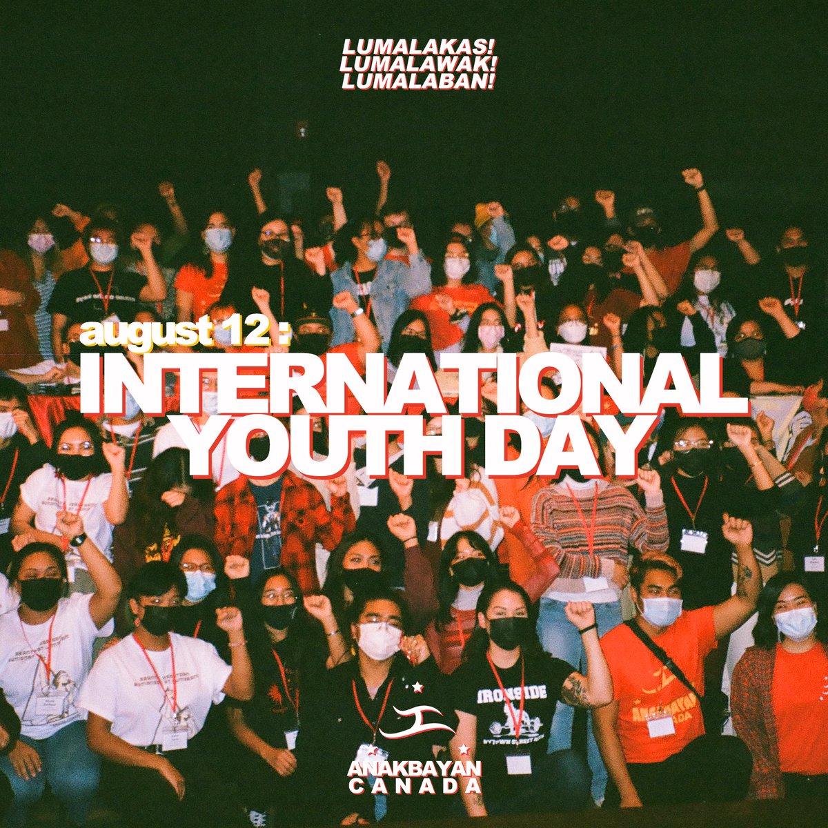 Today, August 12 is International Youth Day!

Wondering what’s the role of the youth throughout the movement? Read our full statement here: facebook.com/12297815103967…

Lumalakas! Lumalawak! Lumalaban!