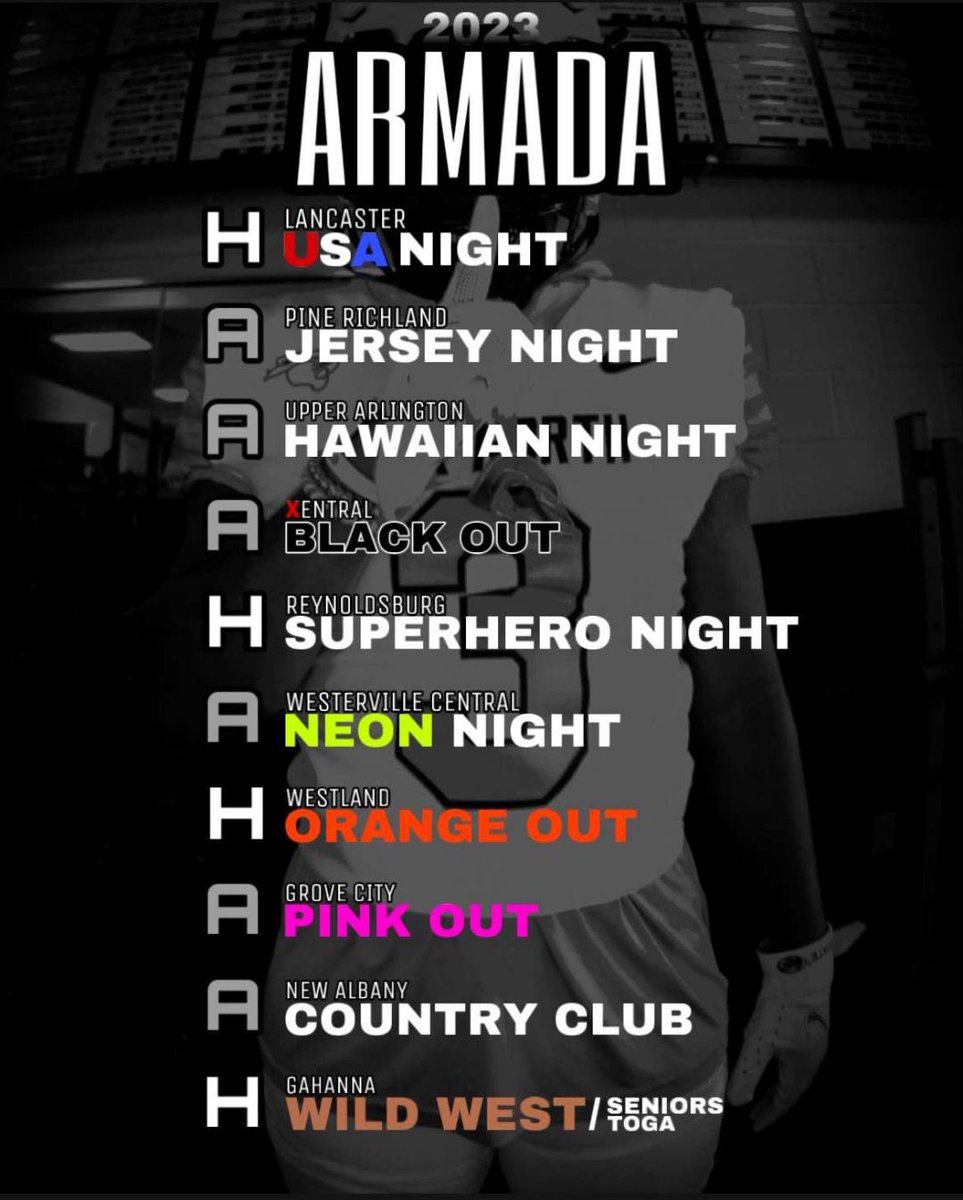 phsnarmada2k23's tweet photo. Your 2022 FFN student section themes                                                 See you there 🤝 https://t.co/Qtc9kARJeA