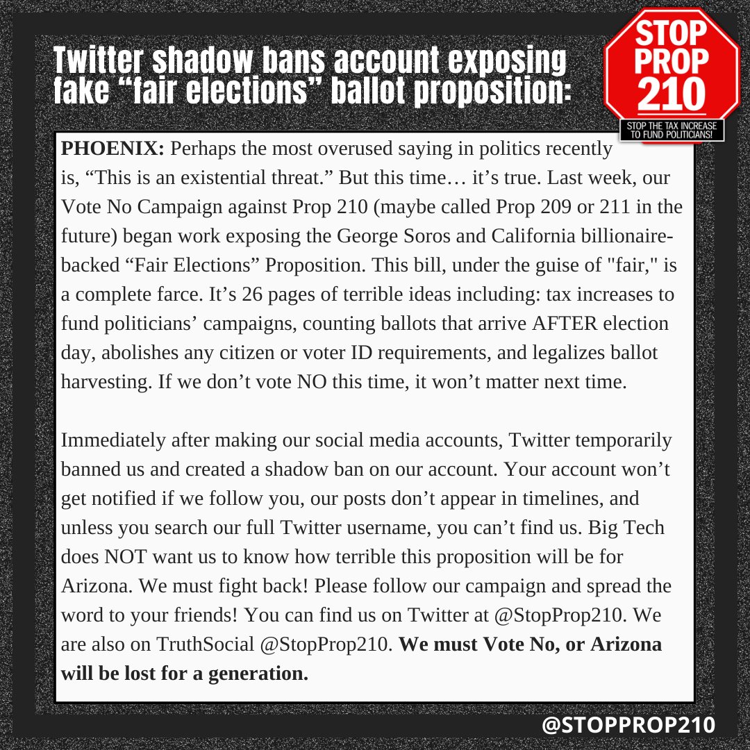 StopProp210's tweet image. California Big Tech is scared.. 

#electionintegrity
#stopprop210
#georgesoros
#bigtechcensorship 
#arizonaelections