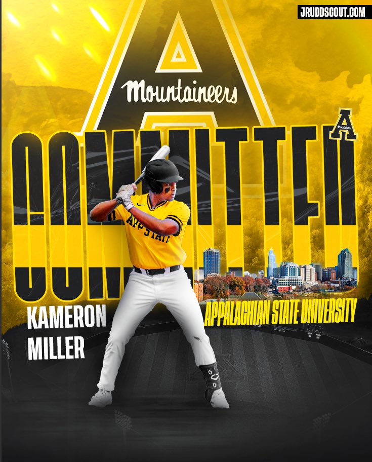 Josh Rudd (@jrudd_scout) on Twitter photo ✅#COMMITTED✅
He's the most popular recruit I've ever worked with. But even after hundreds of thousands of views, the public has no clue about <a href="/KameronMiller23/">Kameron Miller</a>'s best qualities. Outstanding young man. The Captain. The Leader. The Heart. Big statement by <a href="/AppBaseball/">App State Baseball</a> recruiting. ✅#COMMITTED✅
He's the most popular recruit I've ever worked with. But even after hundreds of thousands of views, the public has no clue about <a href="/KameronMiller23/">Kameron Miller</a>'s best qualities. Outstanding young man. The Captain. The Leader. The Heart. Big statement by <a href="/AppBaseball/">App State Baseball</a> recruiting.