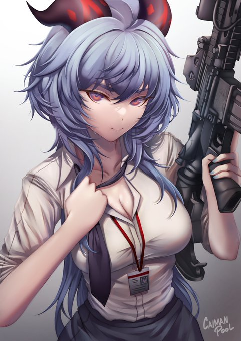 Ganyu getting ready to work Overtime 
#原神 #GenshinImpact 