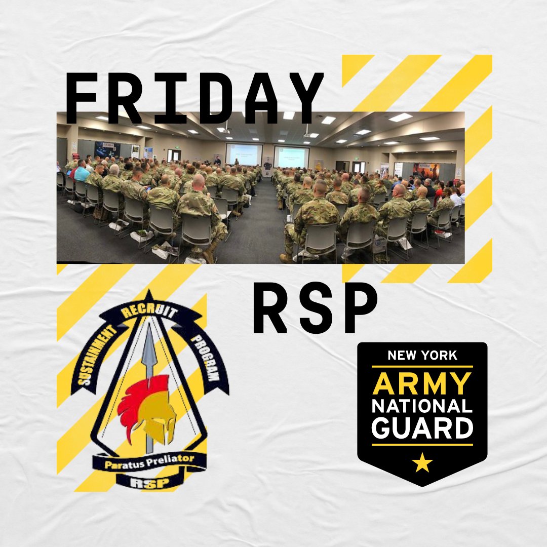 NationalGuardNY's tweet photo. This #Friay and Saturday #Soldiers-in-training will be in #Recruit Sustainment #training in many parts of #NY. We celebrate the cadre who make this happen! This photo shows the commitment to their mission with a week-long training on RSP.
#GoGuard
https://t.co/ZyS2sAeN43 https://t.co/HhugZXG3V4