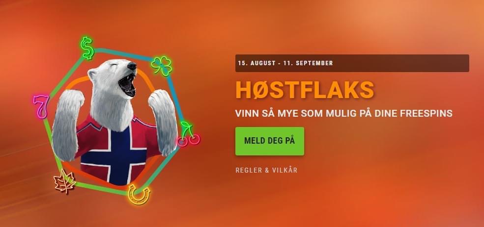 Mandag starter en ny casinokampanje hvor det gjelder å vinne mest mulig på freespins 🤑

Kampanjen er gratis og premier for 200.000kr skal ut 🥳

✔️ ❤️ om du vil delta

Deler ut 2x500kr #casinobonus i morgen.

#onlinecasino #hostflaks