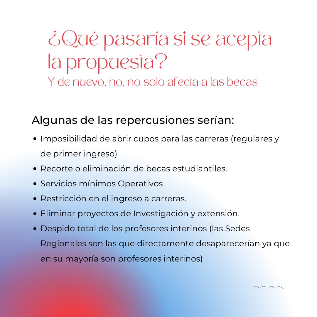 Un resumen muy resumido de lo que está pasando con lo de las Universidades Públicas (UNA, UCR, UTN, TEC y UNED)