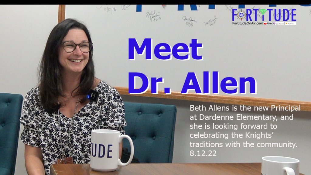 FZSchools's tweet photo. Meet Dr. Allen, the new Principal at Dardenne Elementary, in this FORTiTUDE podcast.  https://t.co/ItPqPQEC4d https://t.co/CSwtNDv6oa