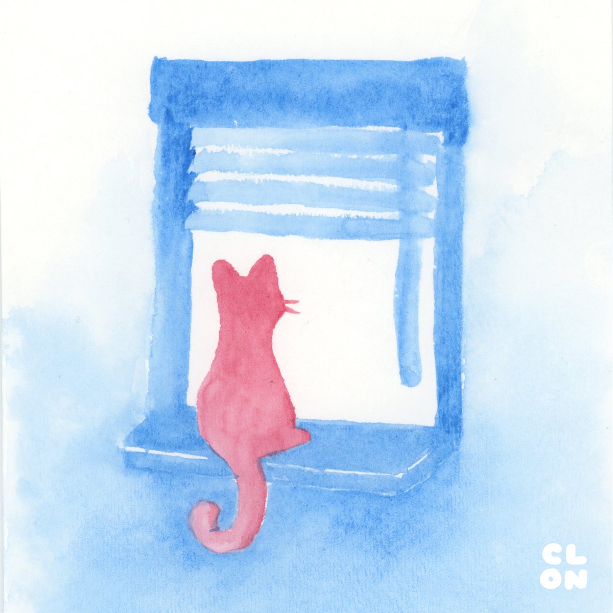 Just picked up “Cat in the Window”, a 1/1 watercolor by the legendary @cloncast. It’s been a goal of mine to own a piece from this collection since joining the @coolcatsnft community last year.

Shoutout to @casualhindu for the alpha.

#WeLikeTheCats