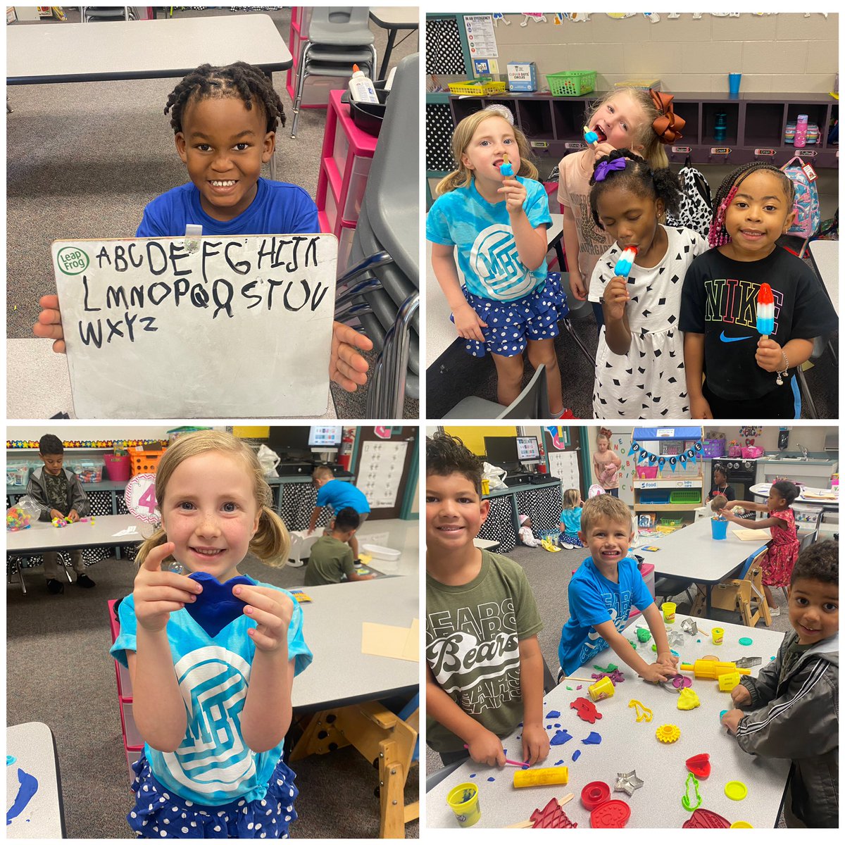 My new bears rocked their first week of kindergarten! 💜🐻 I can’t wait to watch them learn and grow!
<a href="/HumbleISD_MBE/">Maplebrook Elem</a> #mbeisfamily