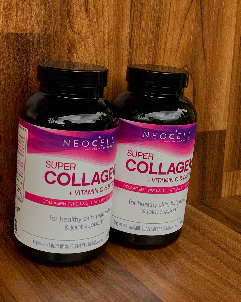 skinsupplement's tweet photo. 🛒Neocell Super Collagen + Vitamin C &amp; Biotin (360 tablets) tablets 

•contains collagen type 1&amp;3 | vitamin c | biotin 
•for healthy skin,hair,nails and joint support.
•6g collagen
✨N19,000

#collagensupplements
#glowingskin 
#collagen https://t.co/pYh63Xg4zZ