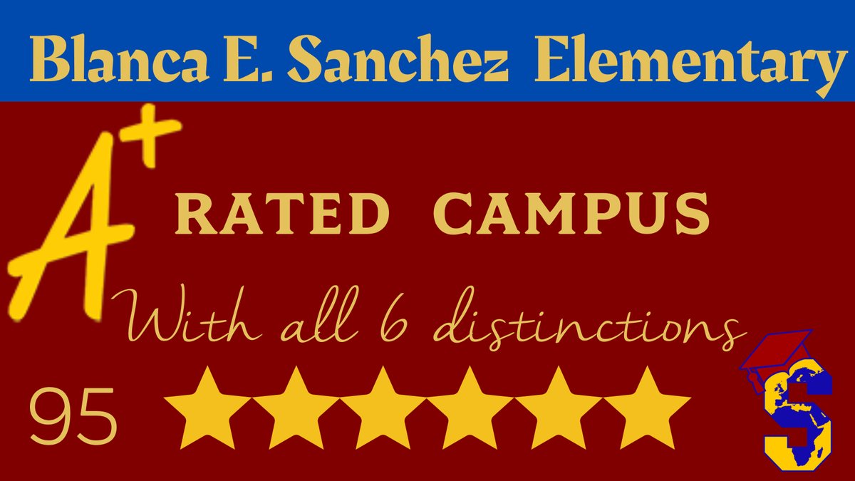 scholarpride's tweet photo. Way to go Sanchez Scholars and Team! We did is AGAIN! “A” rated campus for the 2021-2022 school year! @McAllenISD @DrGonzalez8 #ScholarPride #Aratedcampus https://t.co/QlUXZWwfSS