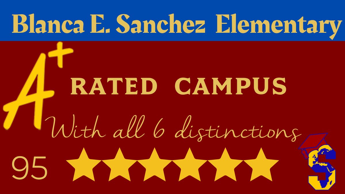 Way to go Sanchez Scholars and Team! We did is AGAIN! “A” rated campus for the 2021-2022 school year! @McAllenISD @DrGonzalez8 #ScholarPride #Aratedcampus