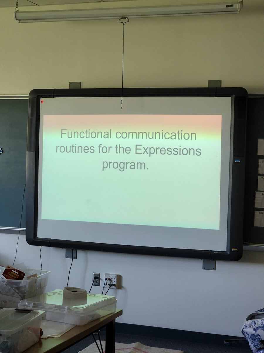 Thank you to our amazing SLPs for introducing our staff to functional communication supports!!