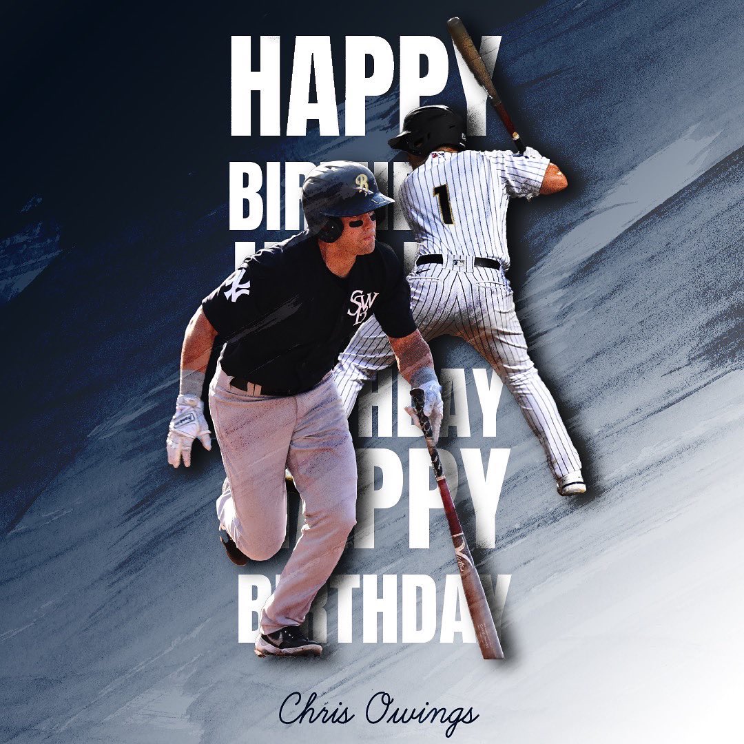 Birthday Buds Happy birthday, Chris Owings and Ryan Weber! 