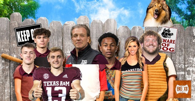 TheTunnel_Texas's tweet photo. Coming soon to a theater near you: 

The Sandlot 2, featuring @AggieFootball https://t.co/g2TQj2XNcK