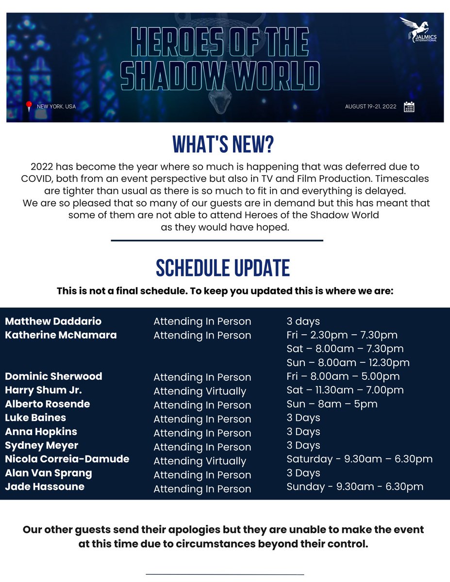 LukeBainesNews's tweet photo. 🚨 #HOTSW Update 🚨 

@LukeBaines is still attending all three days in person : August 19-21. 

His At Home chats and panels will not be happening. His At Home autographs and photos will still be fulfilled during the convention. 

#lukebaines #lukebainesnews #convention https://t.co/Qwl9wZX6Rv