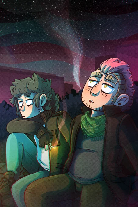 I lost motivation with the years, but they still have a special place in my heart. Nicholas and Hector were characters that allowed me to express myself in an unique way. 