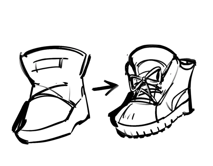 splatoon making me suddenly draw shoes detailed again 