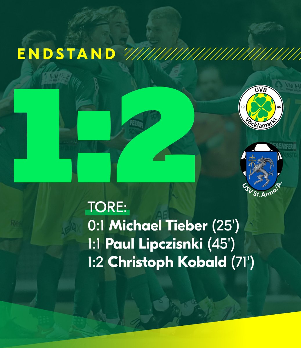 Läuft nicht. Auch nach dem #Heimspü gegen die USV St. Anna bleiben die "Grün-Gelben" ohne vollen Erfolg und kassieren eine Heimniederlage. #rlm #regionalligamitte #vöcklamarkt #stanna #hausruckviertel