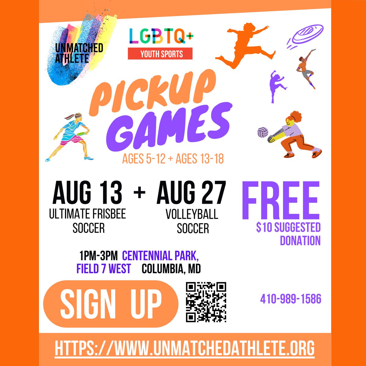 UnmatchedAthl's tweet photo. August Pickup Game Tomorrow 8/13 - https://t.co/fxM1EUvyPU https://t.co/hTaDooarrP