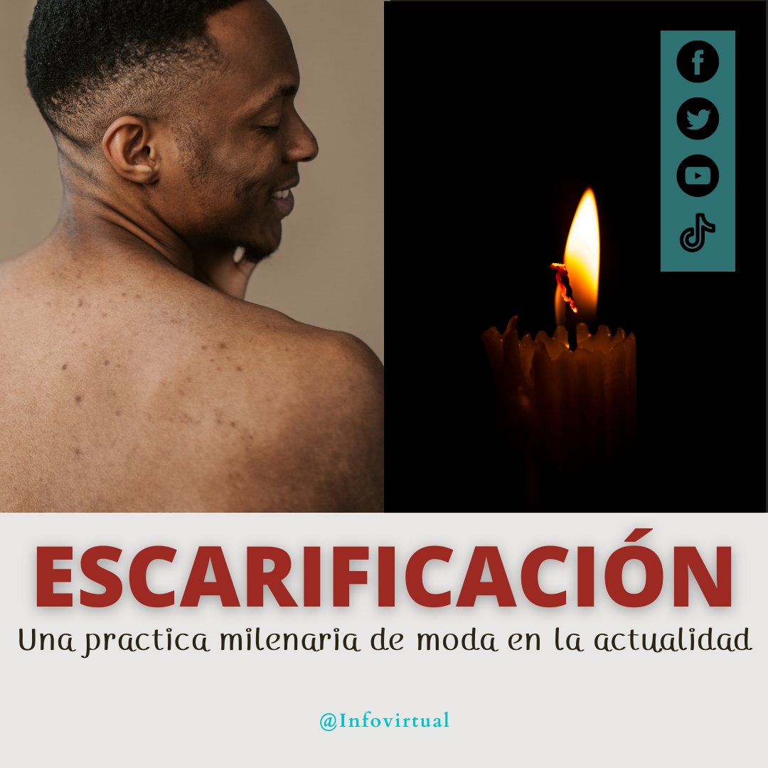 InfovirtualCcv's tweet photo. #Hoy la escarificacion en la piel es mejor que los tatuajes con tinta? 
👉https://t.co/LbOZBTQjYb https://t.co/avrLQRw4Zb