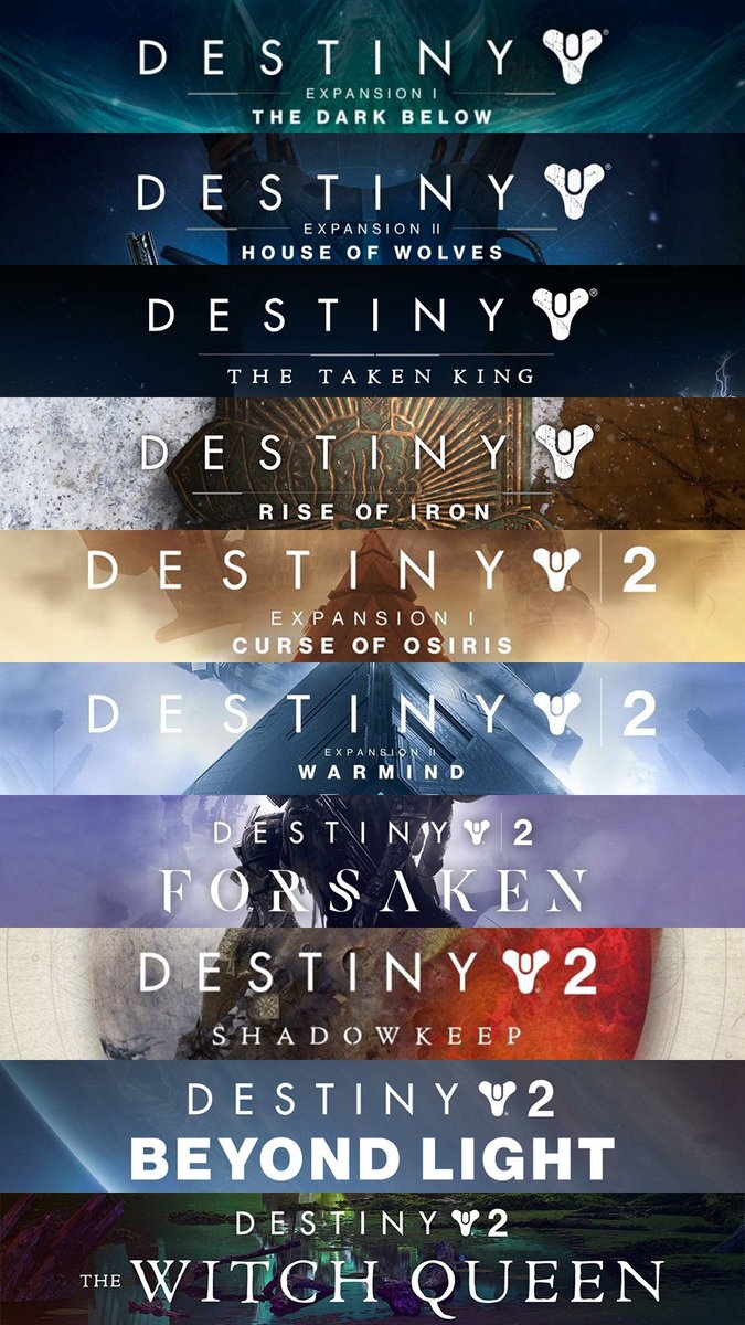 DestinyBulletn's tweet photo. 8 years. 10 expansions.

Out of all the Destiny expansions over the years, which one is your favorite? https://t.co/vQyWnr9SUZ