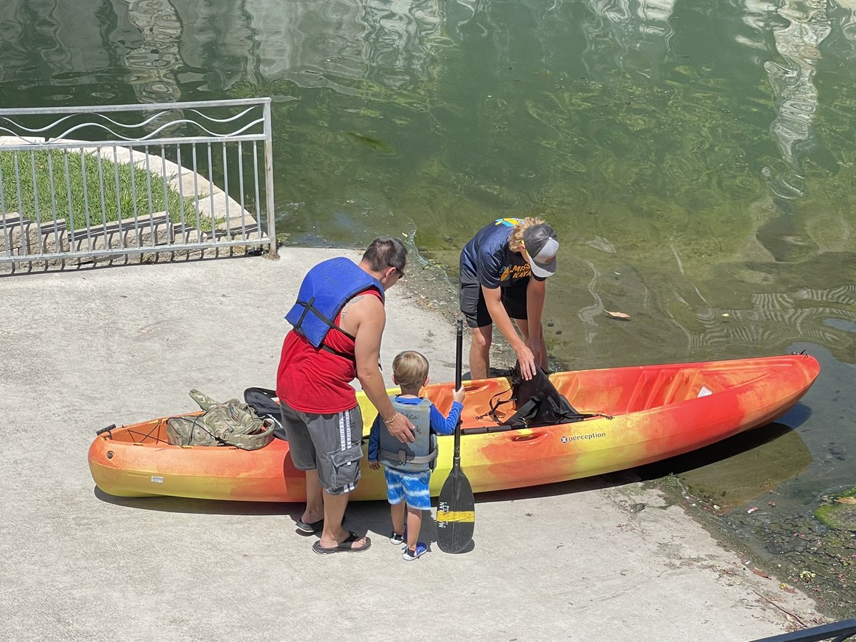 Mission Kayak LOVES it when kids spend time outdoors! Children ages. 2 and older are welcome and we have life jackets for them too!
