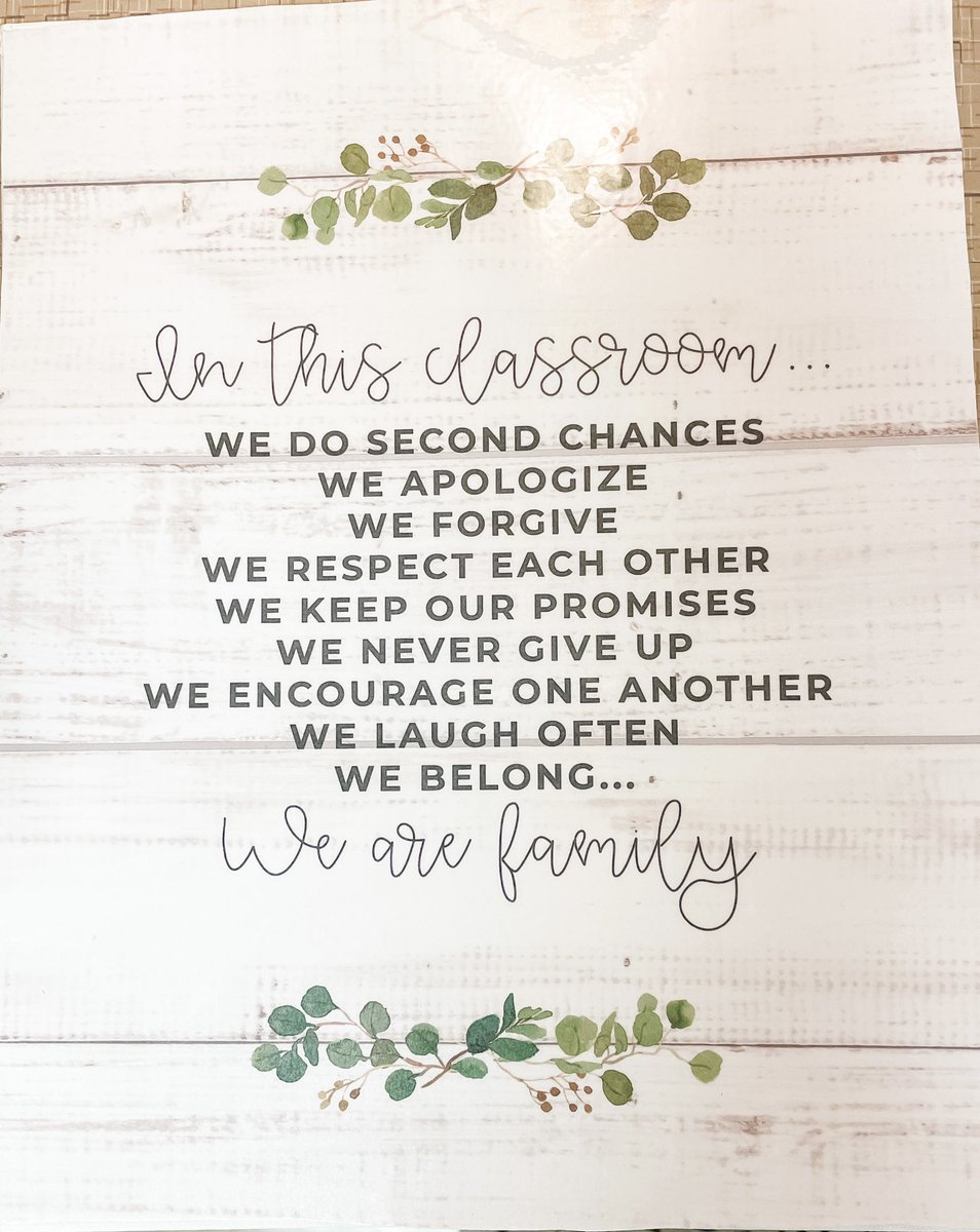 We ended the most amazing week making our classroom family heart. We talked about what a classroom family is and glued our motto on the back to always remember we are family and we are here for each other. What an amazing school year we will have! 💕#prosperproud