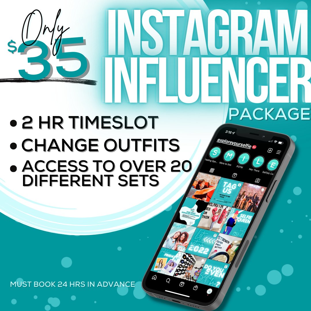 If you want to be an influencer, then you need 💎content. Our Influencer Package gives you ✌️2 hours to create scroll-stopping content ‼️PLUS‼️ access to over 20 interactive experiences.  Go online🌐 to reserve! ➡️ exploreyourselfie.com
#contentcreator #southernnotstate