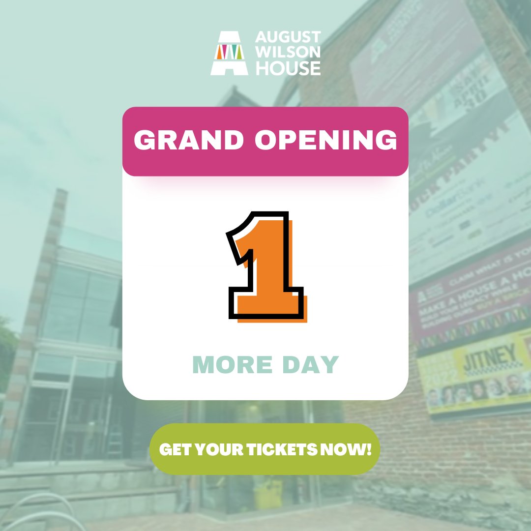 Tomorrow, friends!!! The Grand Opening of the meticulously restored August Wilson House is tomorrow!

This is wish fulfillment for the many August Wilson fans out there, including all of us in the August Wilson House community and family.

#AWLove #AugustWilson #AWH #GrandOpening