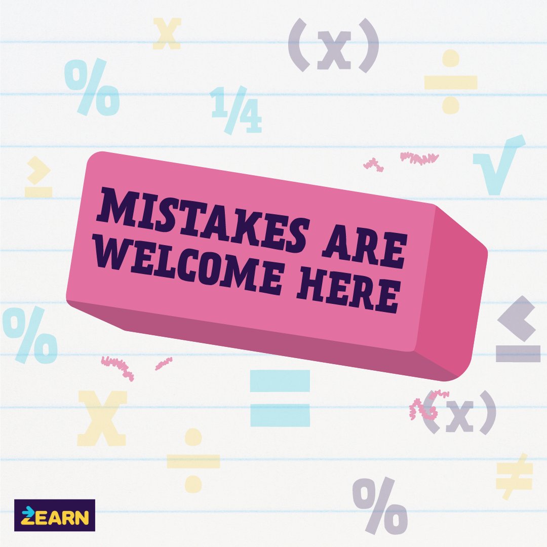 zearned's tweet photo. Making mistakes is how we learn! 👏 

This is a powerful poster to display for your Ss on their first day of school!  

#MistakeMindset #ITeachMath #EDUTwitter https://t.co/vm6wbh3BPT