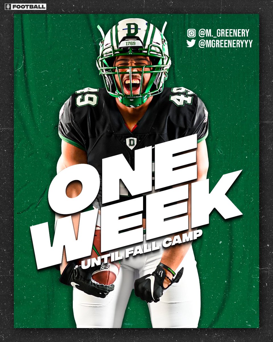 Only ONE WEEK until Fall Camp⏰

#TheWoods
