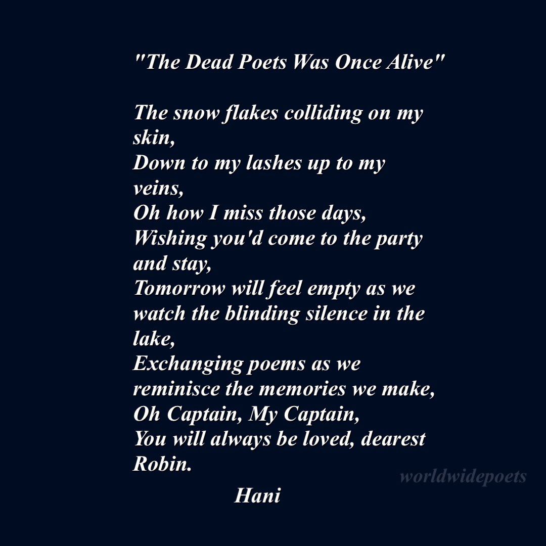 WorldwidePoets's tweet photo. "The Dead Poets Was Once Alive" by @onlynuwanda https://t.co/m51ltYZR97