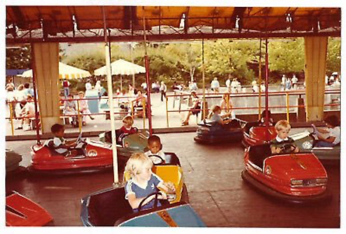 I wish I was there the day bumper cars were first pitched.

“We need an exciting new attraction.”

“Let’s put vulnerable children in their own cars.”

“For what purpose?”

“To collide with as much force as possible and whiplash the hell out of each other.”

“Goddamn, I love it!”