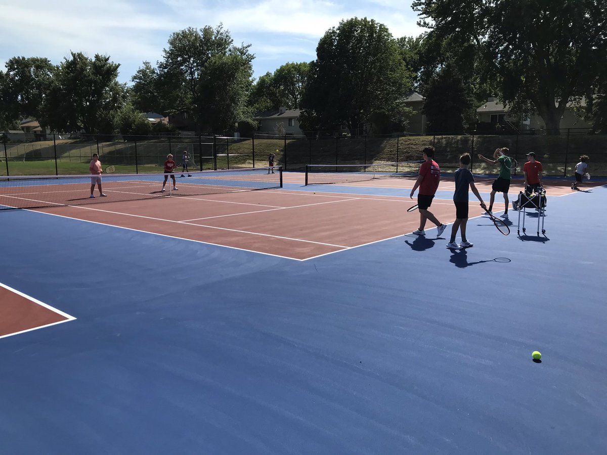 MSHSactivities's tweet photo. If you build it ~ they will come! #PatriotStyle @MSPatriotTennis https://t.co/46rhV6Wgwi