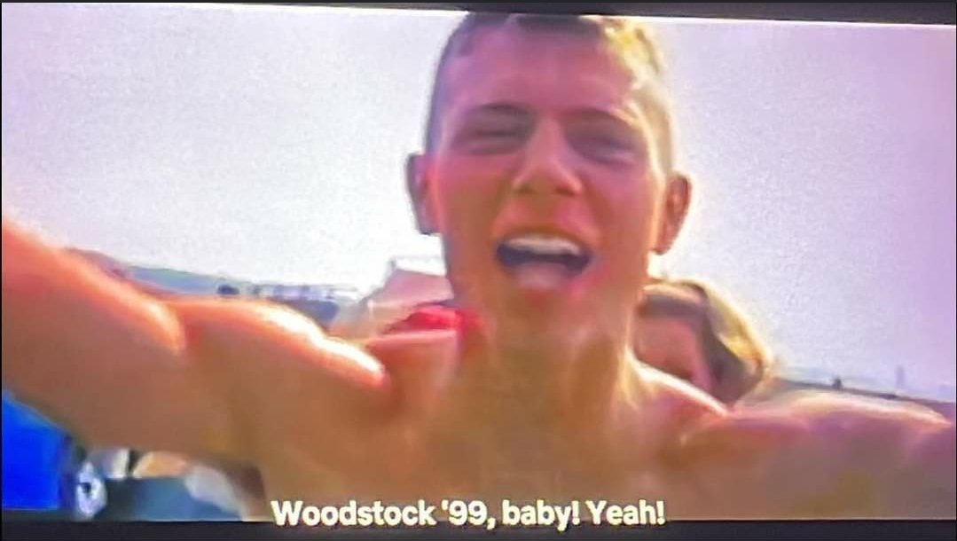 JDuffina's tweet photo. @mikethemiz this has been killing me since I watched this documentary, is this you? I've been debating all day with someone. Looks like a young Mike and my guess you'd be about 19 in 99'!! Settle this for me, for the love of God, so I can sleep at night!  

#TrainwreckWoodstock99 https://t.co/eilp5YYZ35